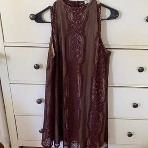 NEW wo tags. Burgundy dress